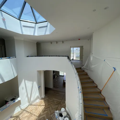 Skylit hall
